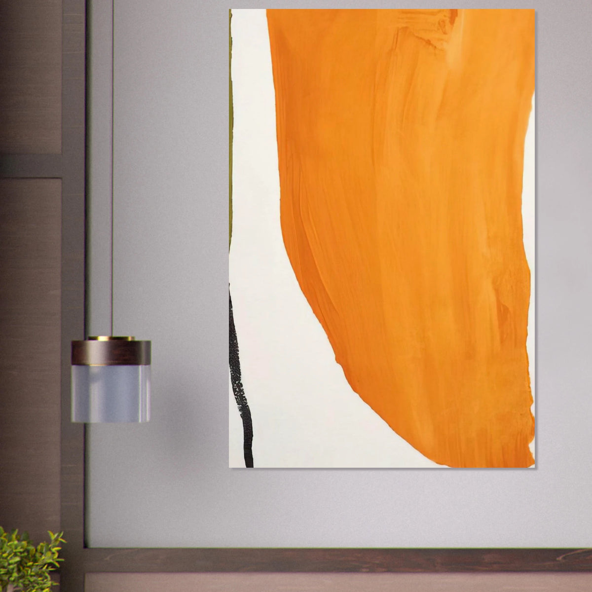 Orange Downpour - 1970 Poster | Helen Frankenthaler Poster | Frankenthaler Helen