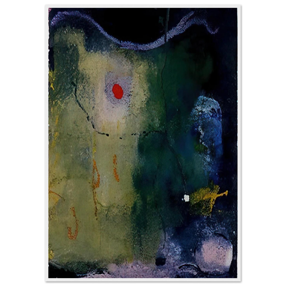 The Other Side of the Moon - 1995 Framed Poster | Helen Frankenthaler Framed Prints Wall Art | Frankenthaler Helen