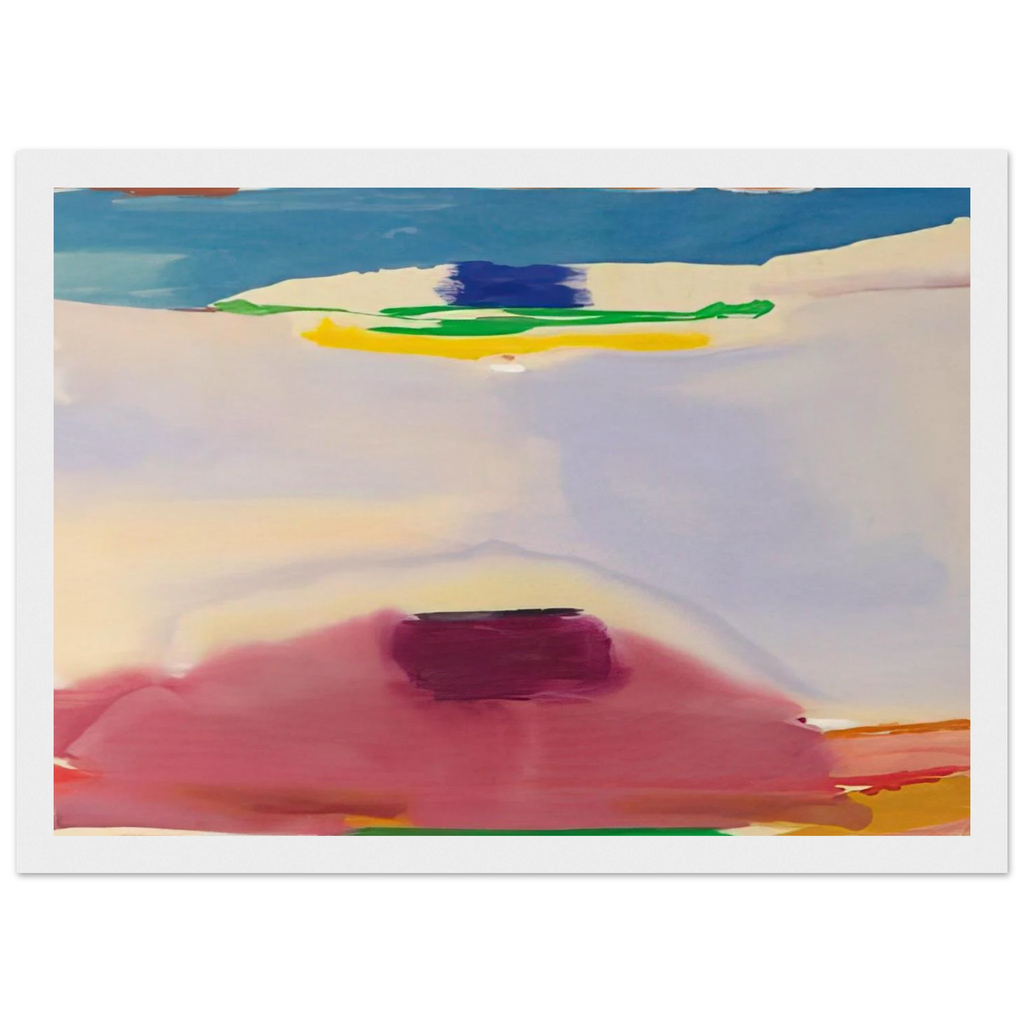 Leveling - 1973 Framed Poster | Helen Frankenthaler Framed Prints Wall Art | Frankenthaler Helen