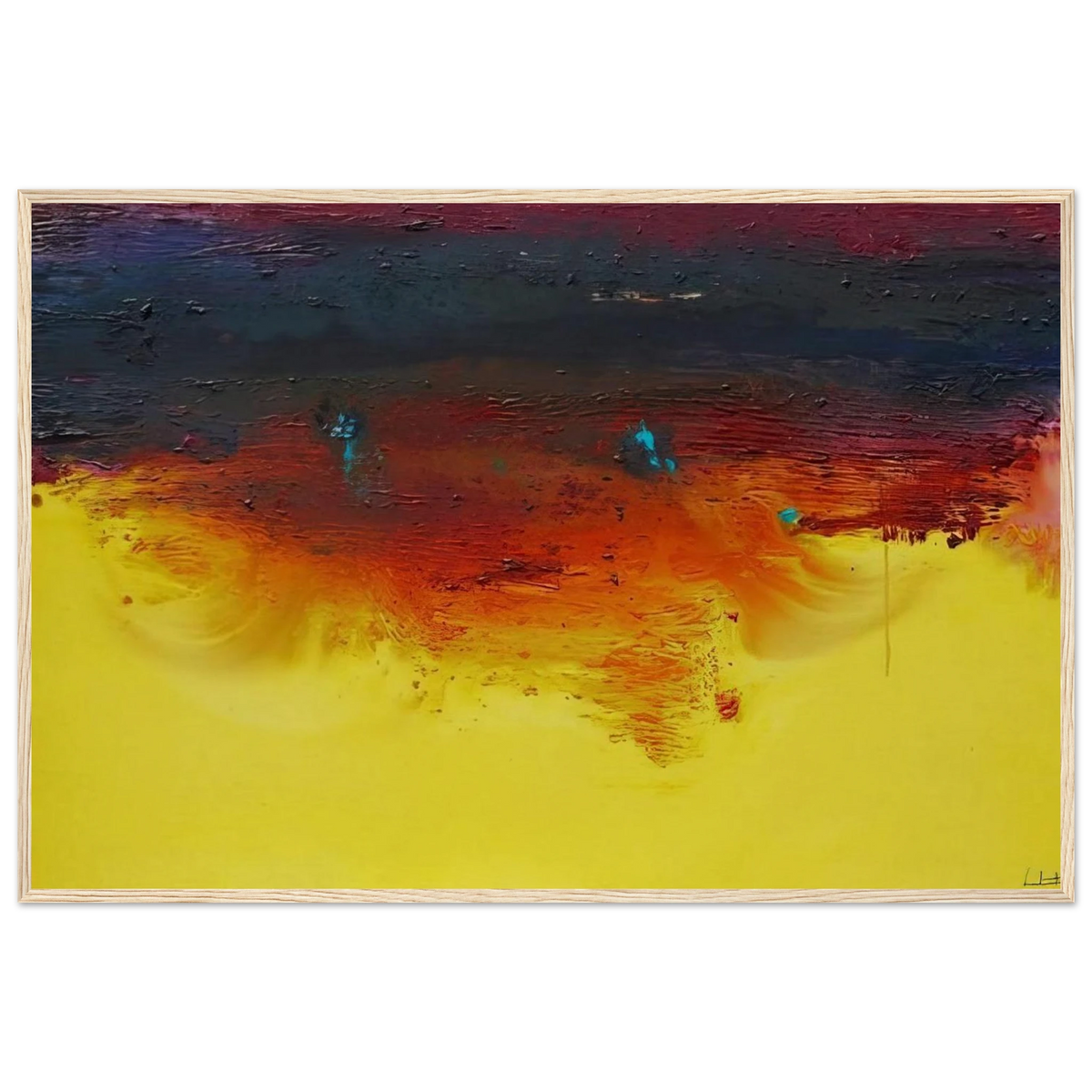 Adirondacks - 1992 Framed Poster | Helen Frankenthaler Framed Prints Wall Art | Frankenthaler Helen