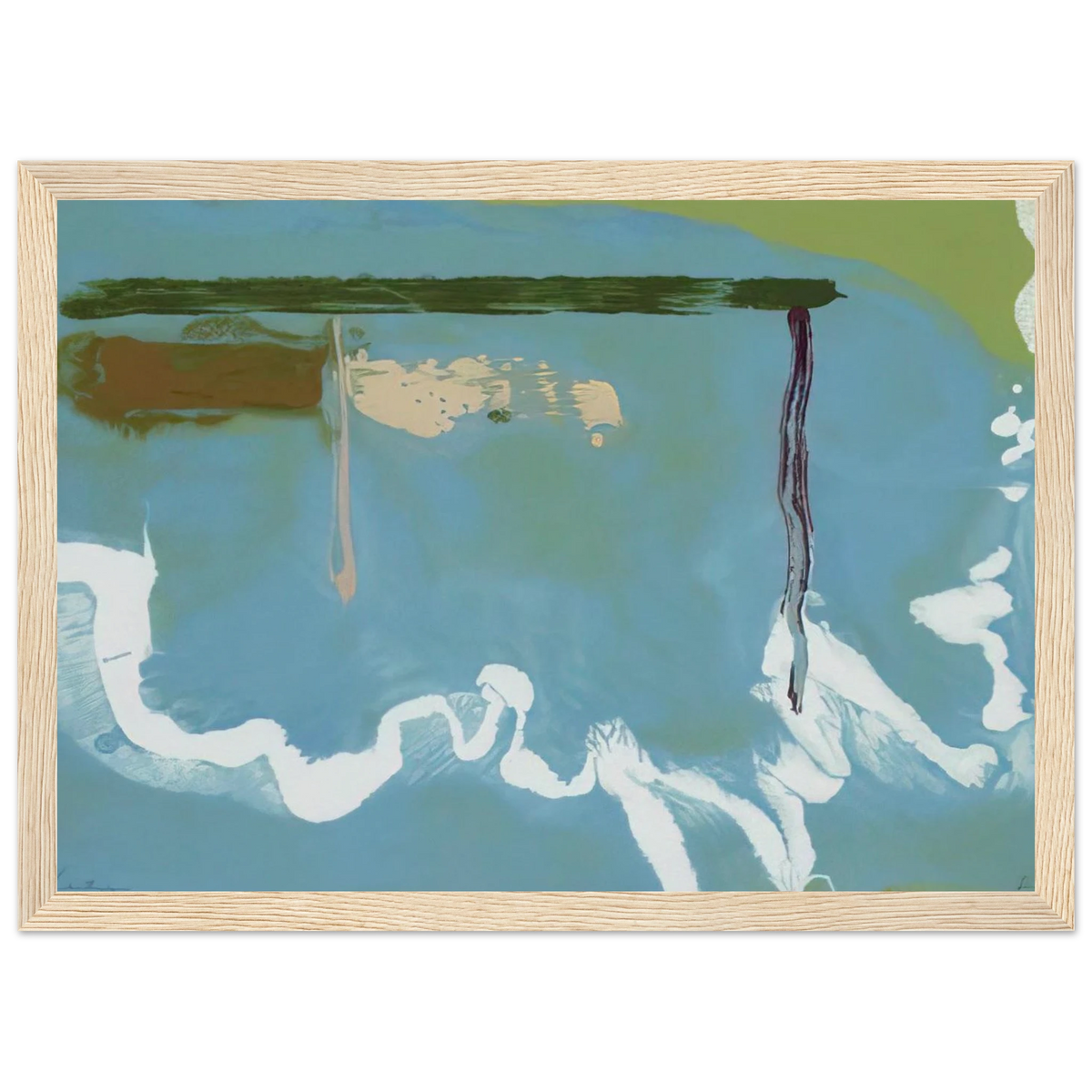 Skywriting - 1997 Framed Poster | Helen Frankenthaler Framed Prints Wall Art | Frankenthaler Helen
