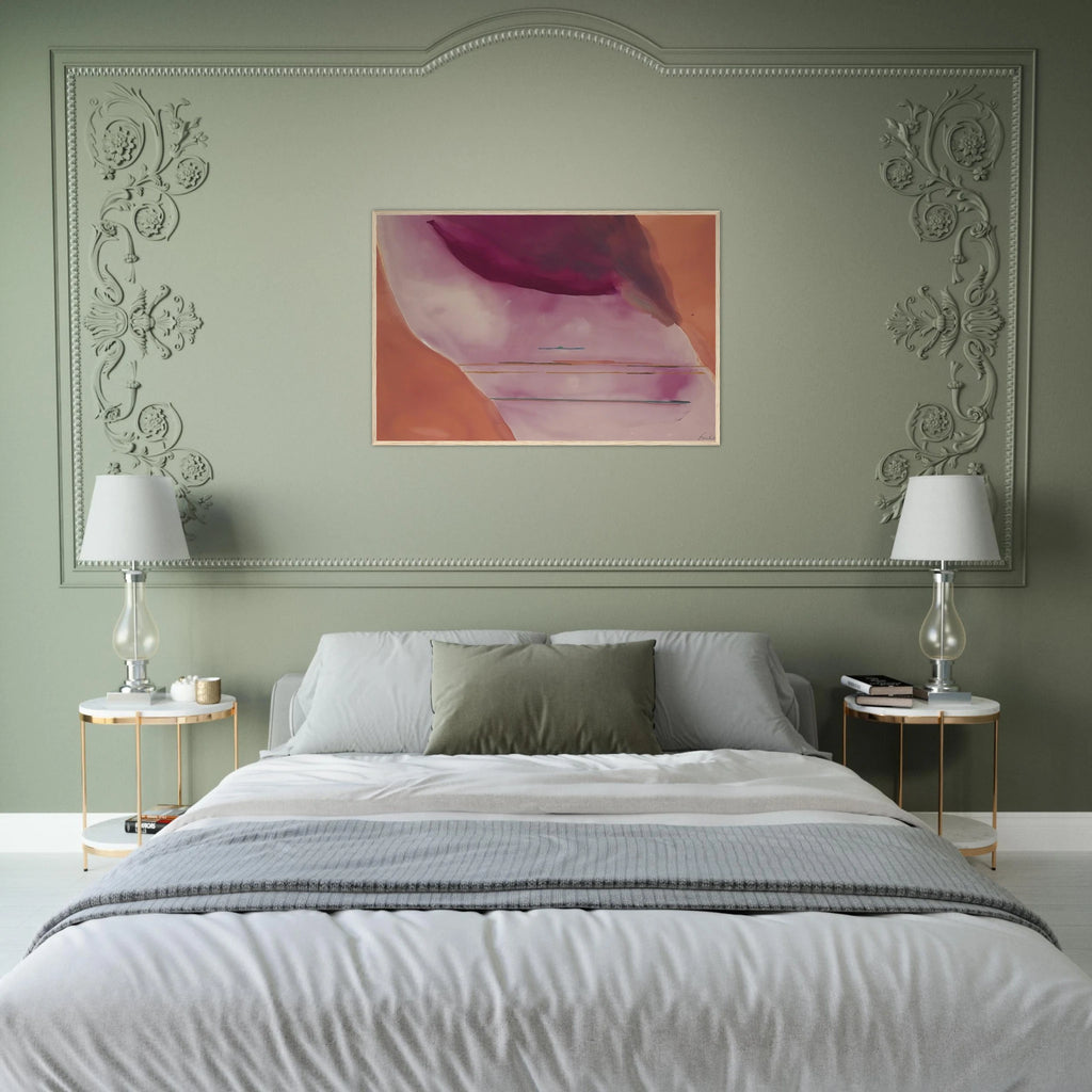 Pendulum - 1972 Framed Poster | Helen Frankenthaler Framed Prints Wall Art | Frankenthaler Helen
