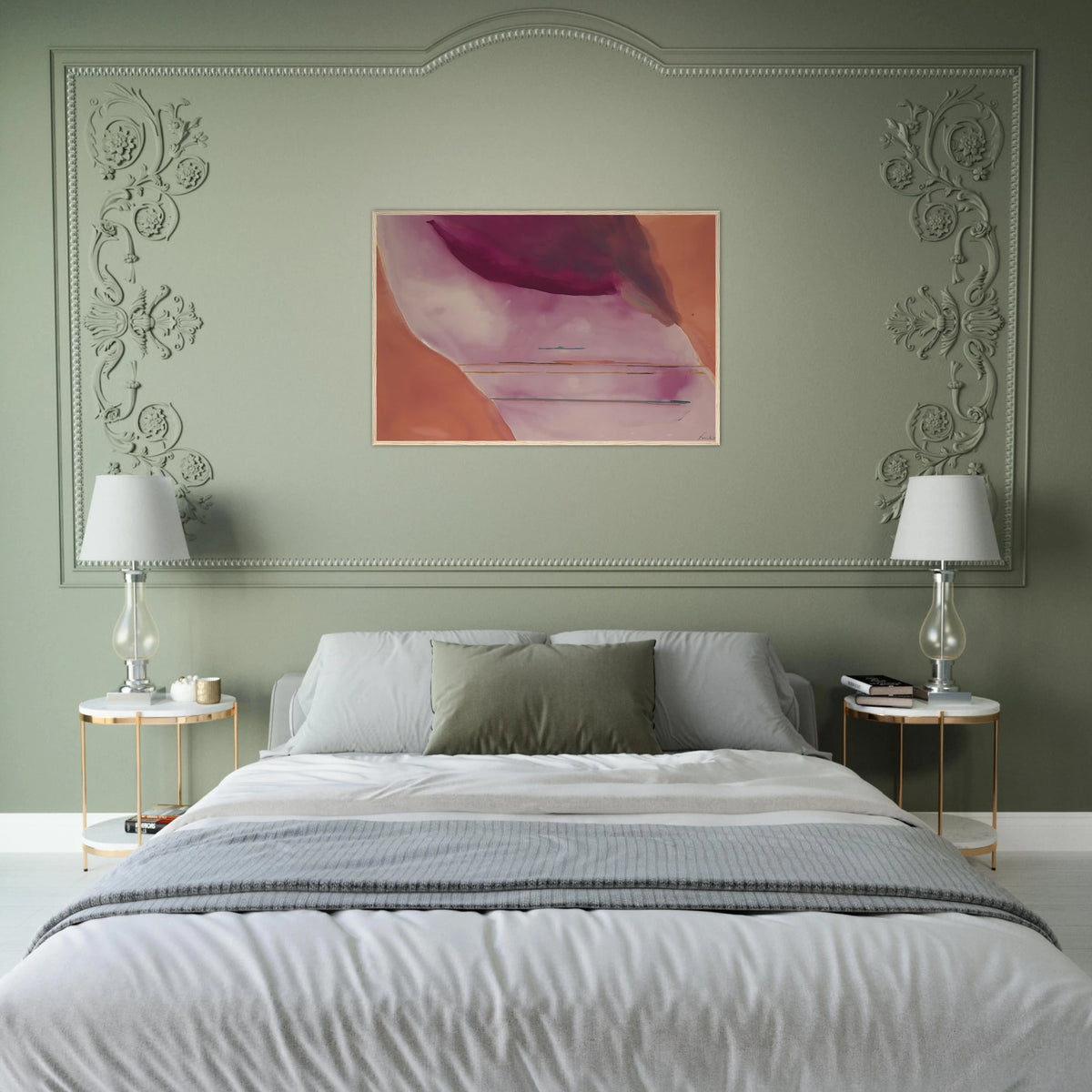 Pendulum - 1972 Framed Poster | Helen Frankenthaler Framed Prints Wall Art | Frankenthaler Helen