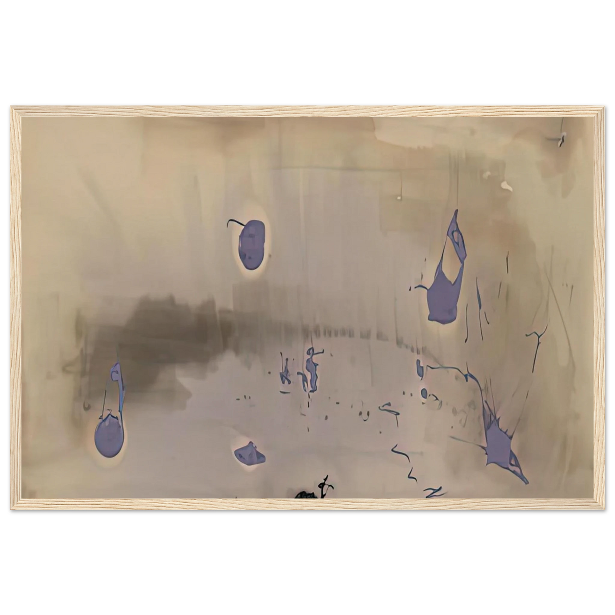 Sacrifice Decision, 1981- Framed Poster | Helen Frankenthaler Framed Prints Wall Art | Frankenthaler Helen