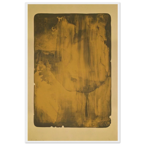 Bronze Smoke - 1978 Framed Poster | Helen Frankenthaler Framed Prints Wall Art | Frankenthaler Helen