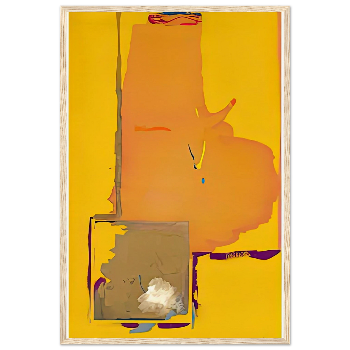 Mardi Gras, 1987- Framed Poster | Helen Frankenthaler Framed Prints Wall Art | Frankenthaler Helen