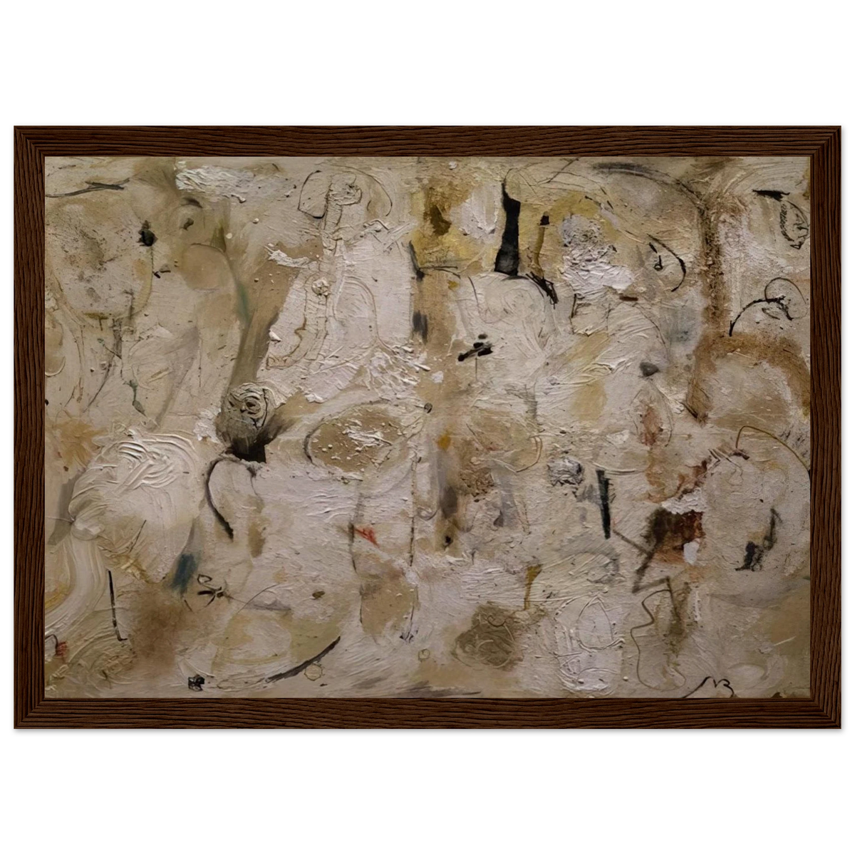 Painted on 21st Street - 1951 Framed Poster | Helen Frankenthaler Framed Prints Wall Art | Frankenthaler Helen