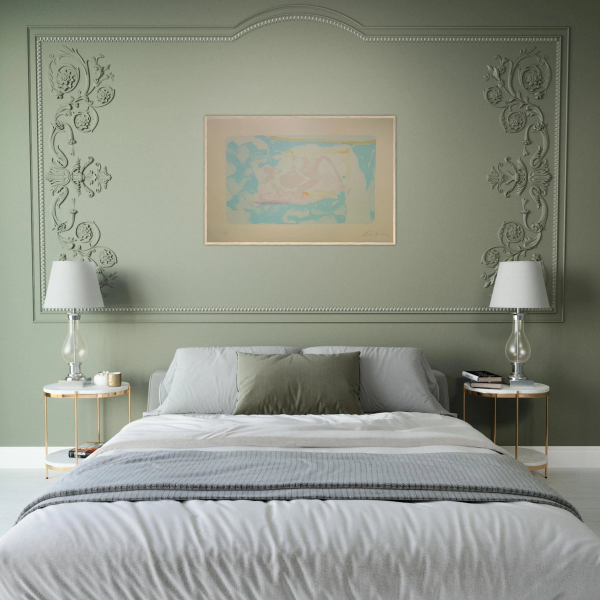 Reflections III - 1995 Framed Poster | Helen Frankenthaler Framed Prints Wall Art | Frankenthaler Helen