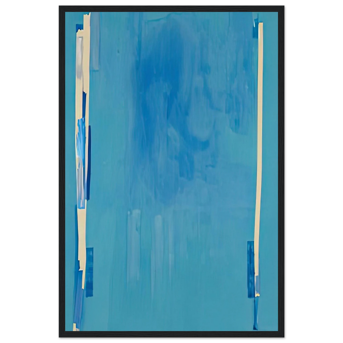 Blue Bellows, 1976- Framed Poster | Helen Frankenthaler Framed Prints Wall Art | Frankenthaler Helen