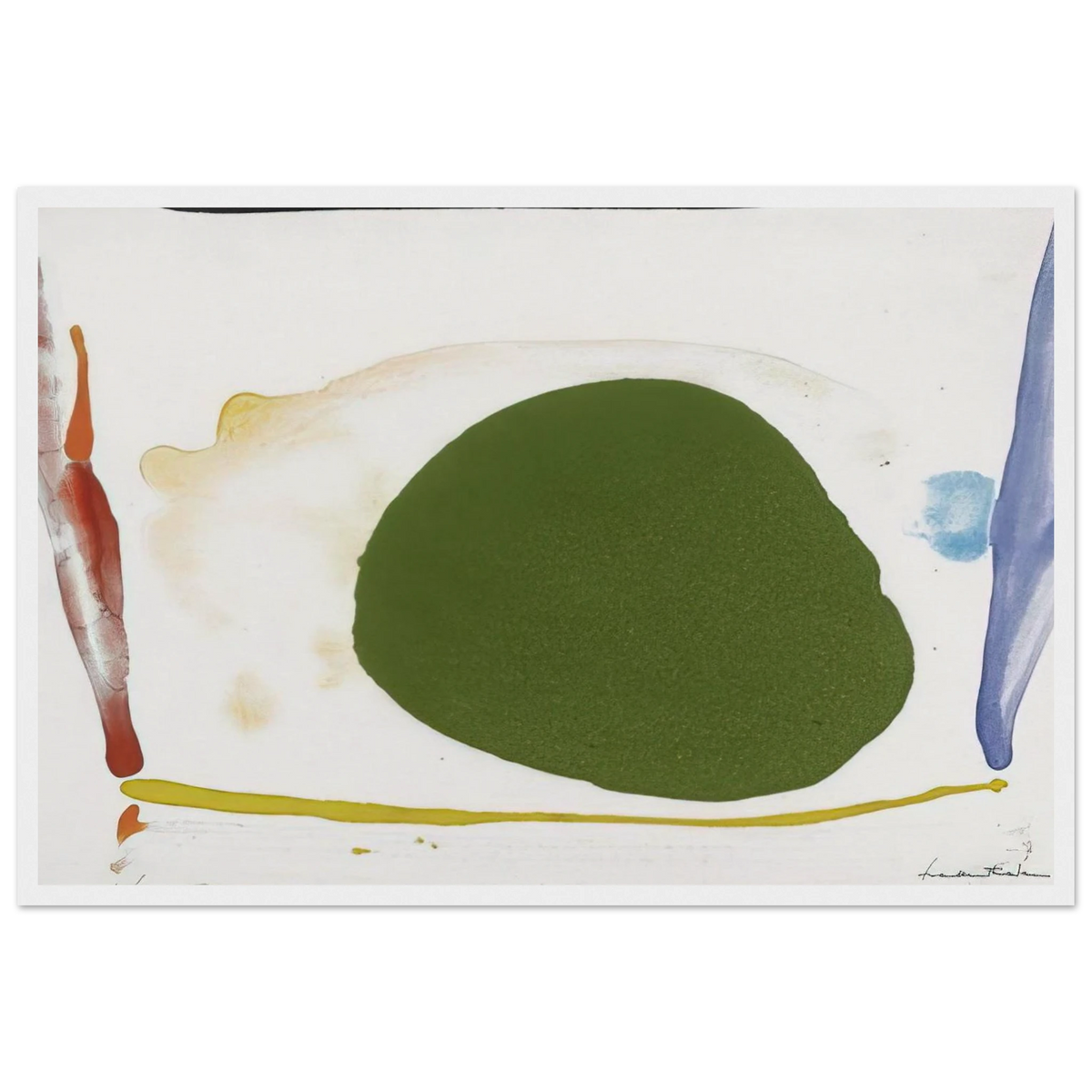 Thanksgiving Day - 1973 Framed Poster | Helen Frankenthaler Framed Prints Wall Art | Frankenthaler Helen