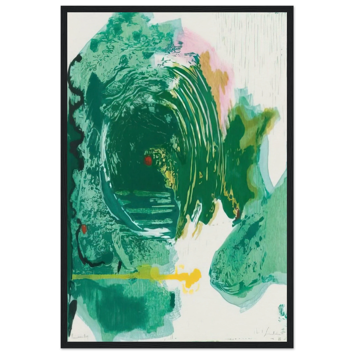 Radius - 1993 Framed Poster | Helen Frankenthaler Framed Prints Wall Art | Frankenthaler Helen