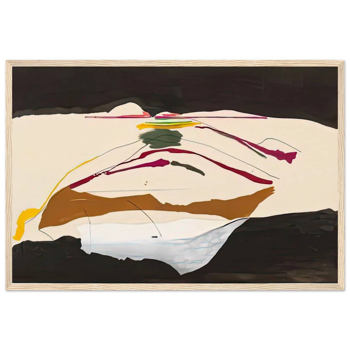 New Paths, 1973- Framed Poster | Helen Frankenthaler Framed Prints Wall Art | Frankenthaler Helen