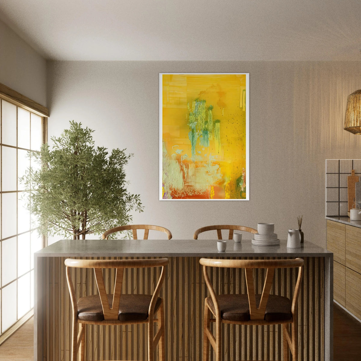 Aspens, 1991- Framed Poster | Helen Frankenthaler Framed Prints Wall Art | Frankenthaler Helen