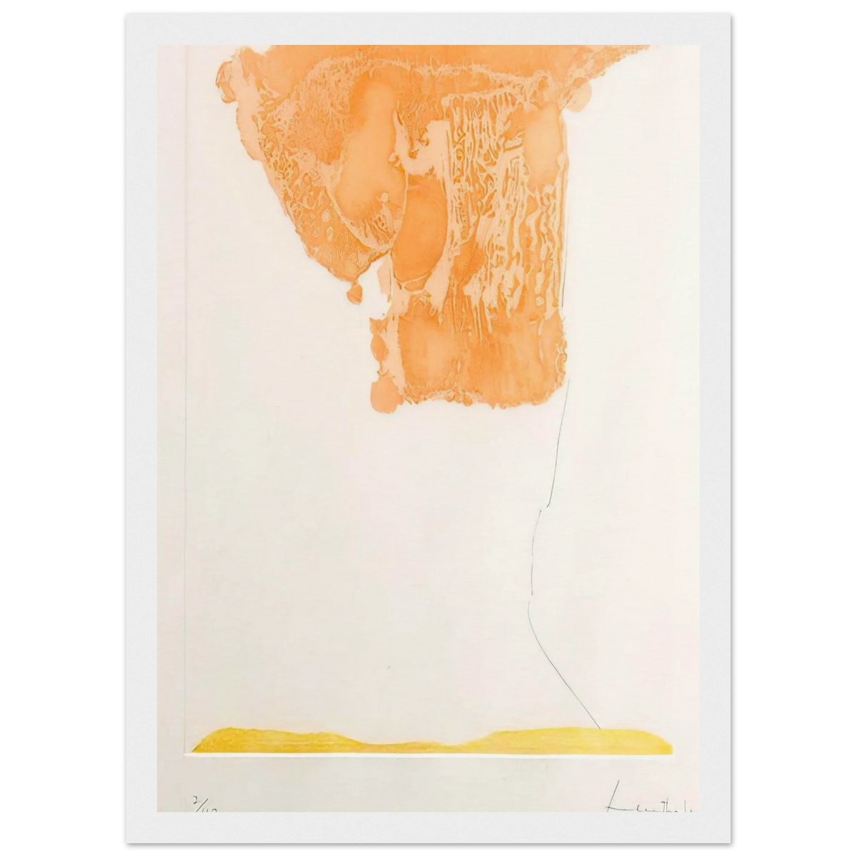 Pranzo Italiano - 1973 Framed Poster | Helen Frankenthaler Framed Prints Wall Art | Frankenthaler Helen