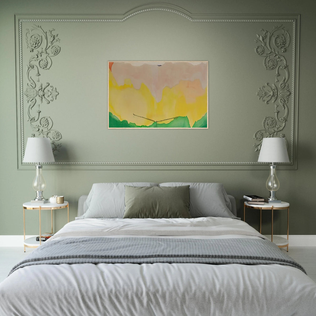Boulevard - 1973 Framed Poster | Helen Frankenthaler Framed Prints Wall Art | Frankenthaler Helen