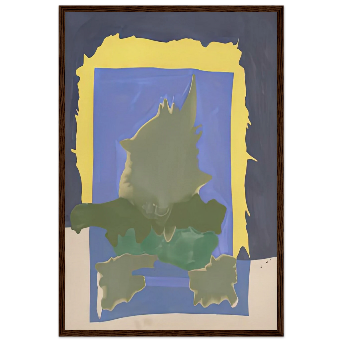 Interior Landscape, 1964- Framed Poster | Helen Frankenthaler Framed Prints Wall Art | Frankenthaler Helen