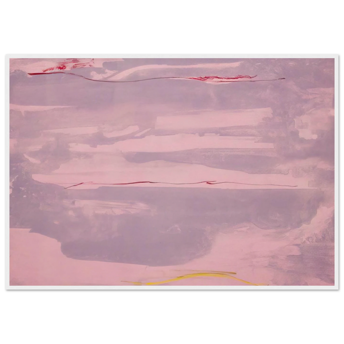 Dream Walk - 1977 Framed Poster | Helen Frankenthaler Framed Prints Wall Art | Frankenthaler Helen