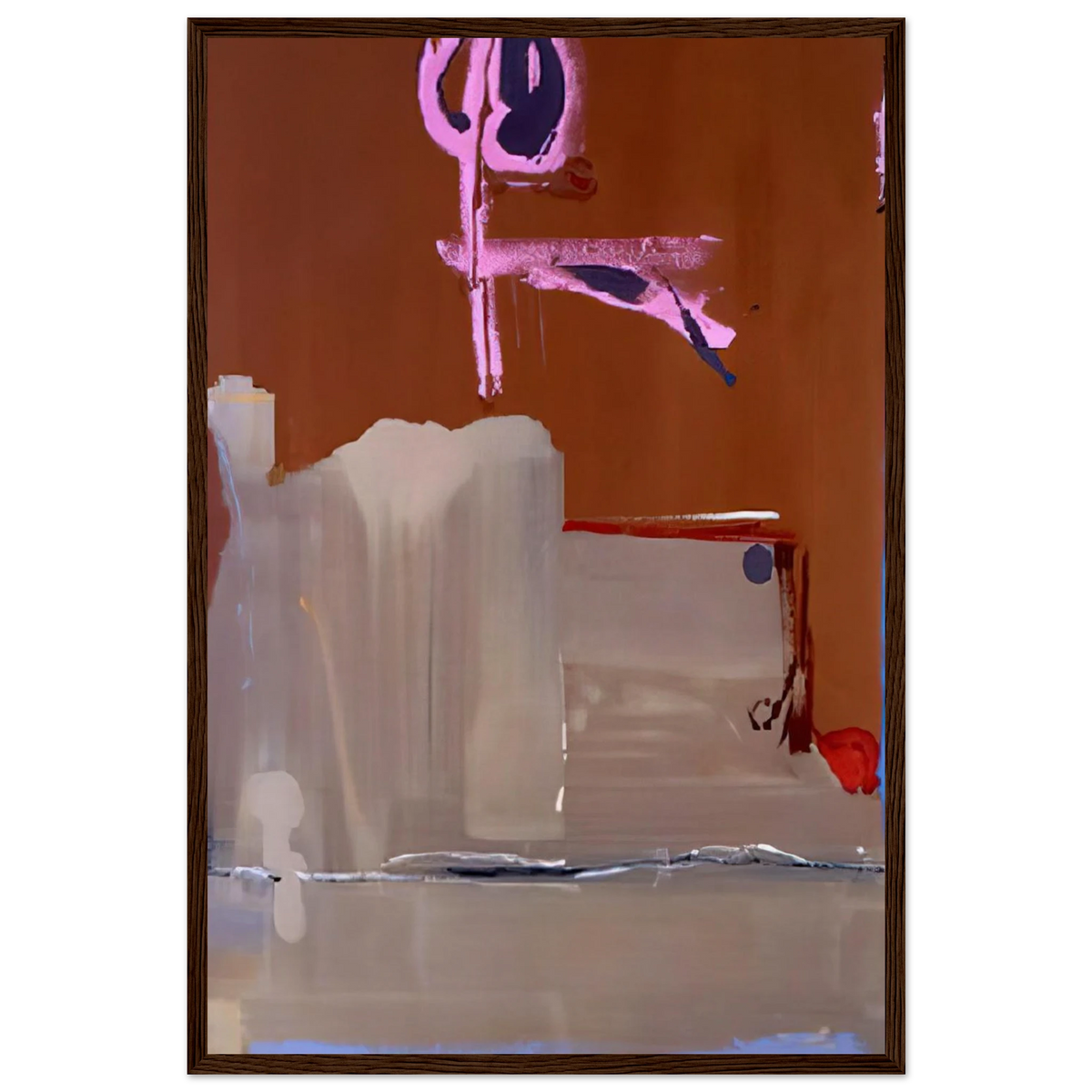 Captain s Watch - 1986 Framed Poster | Helen Frankenthaler Framed Prints Wall Art | Frankenthaler Helen