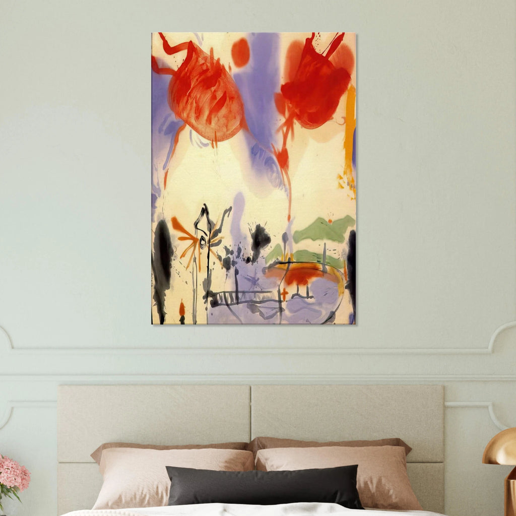 Round Trip - 1957 Canvas | Helen Frankenthaler Canvas | Frankenthaler Helen