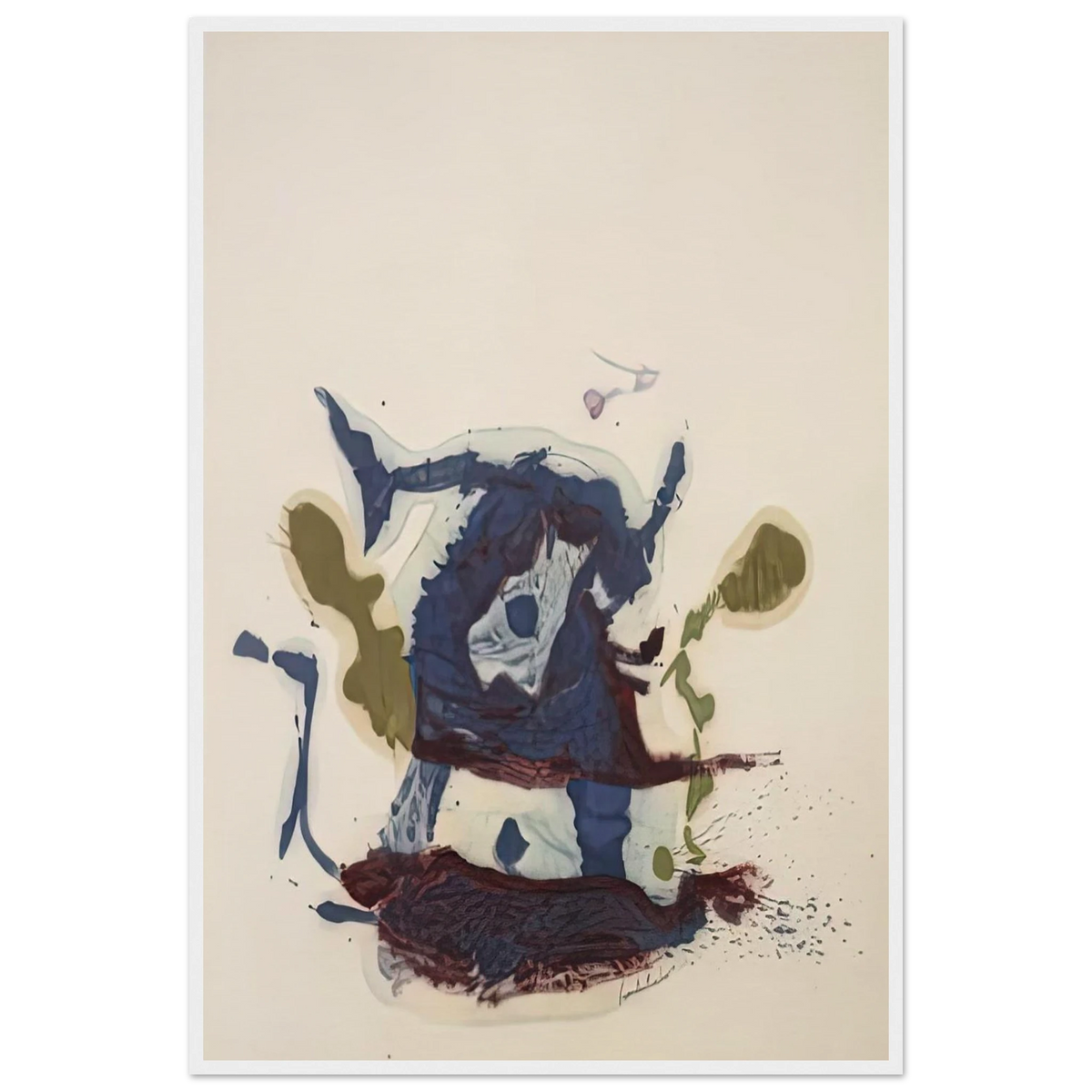 Vessel, 1961- Framed Poster | Helen Frankenthaler Framed Prints Wall Art | Frankenthaler Helen