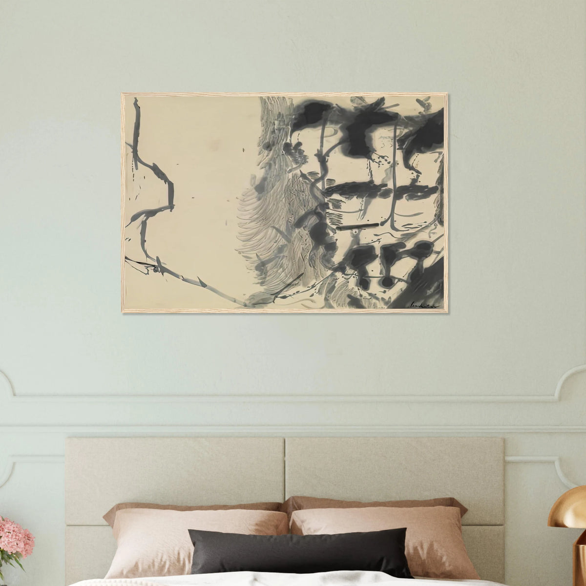 New York Bamboo, 1957- Framed Poster | Helen Frankenthaler Framed Prints Wall Art | Frankenthaler Helen