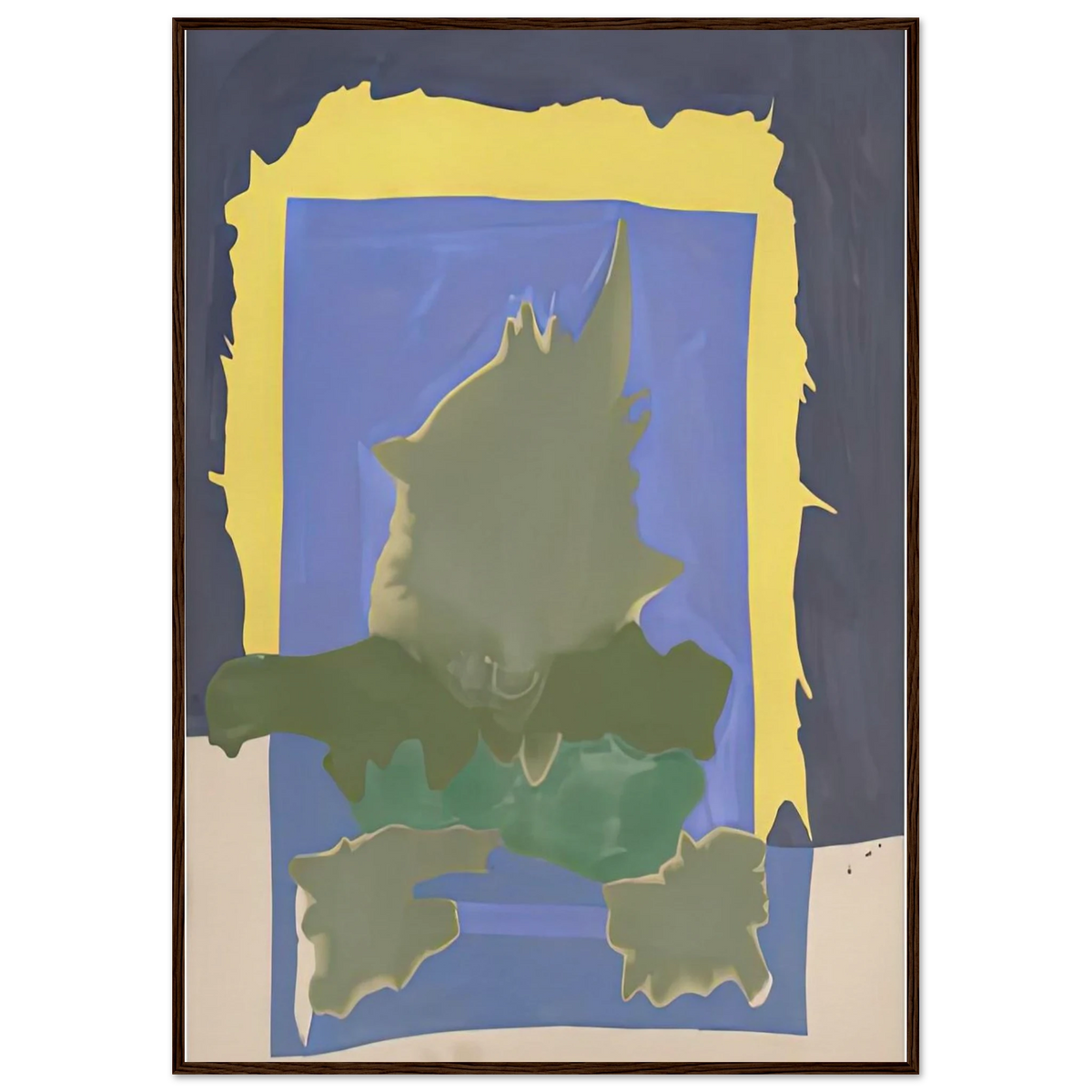 Interior Landscape, 1964- Framed Poster | Helen Frankenthaler Framed Prints Wall Art | Frankenthaler Helen