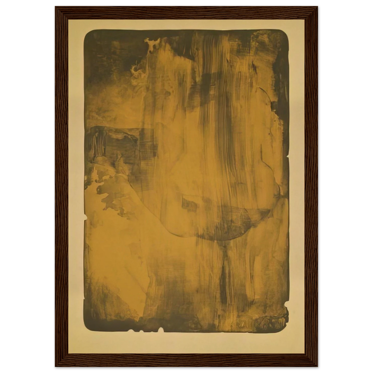 Bronze Smoke - 1978 Framed Poster | Helen Frankenthaler Framed Prints Wall Art | Frankenthaler Helen