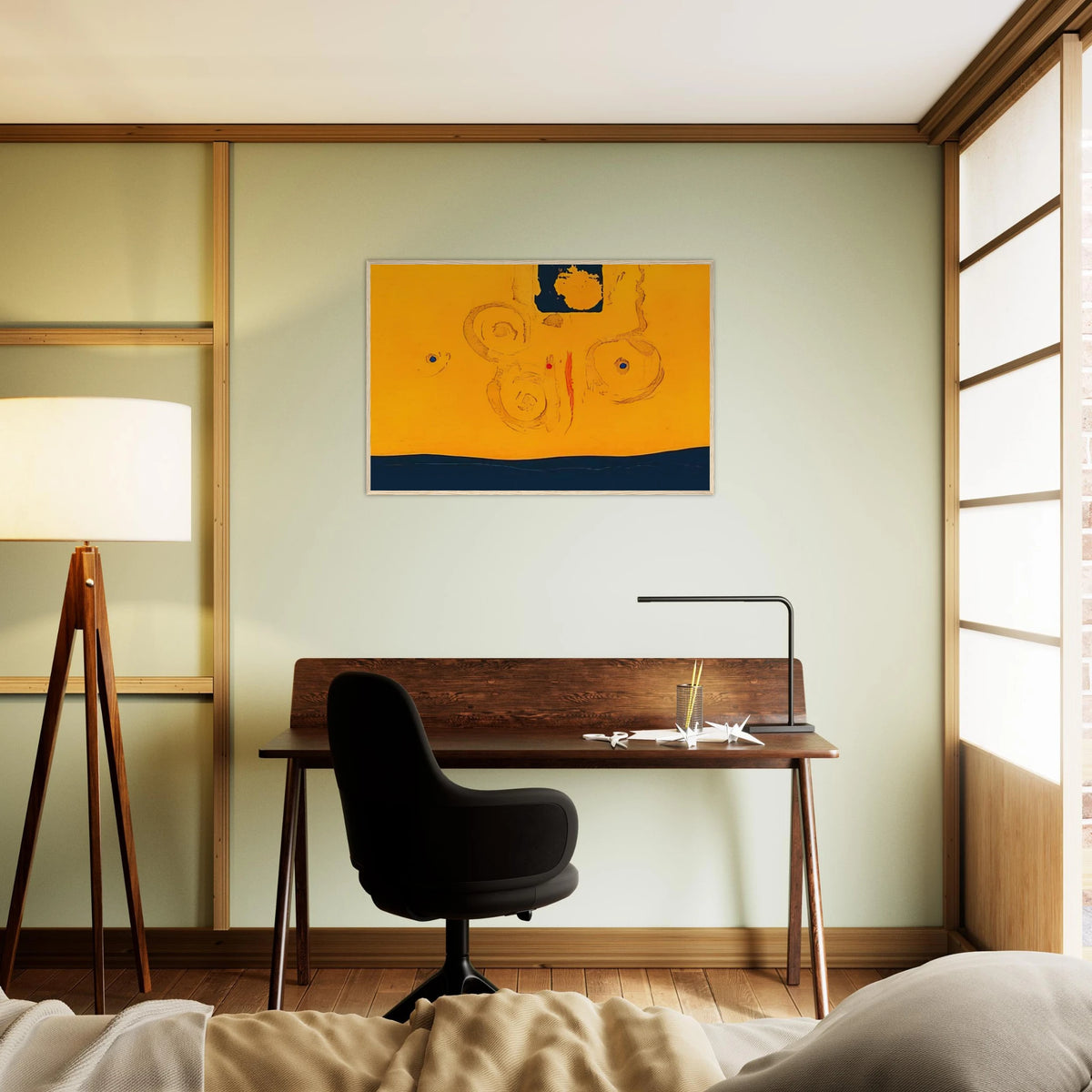 Plaza Real - 1988 Framed Poster | Helen Frankenthaler Framed Prints Wall Art | Frankenthaler Helen