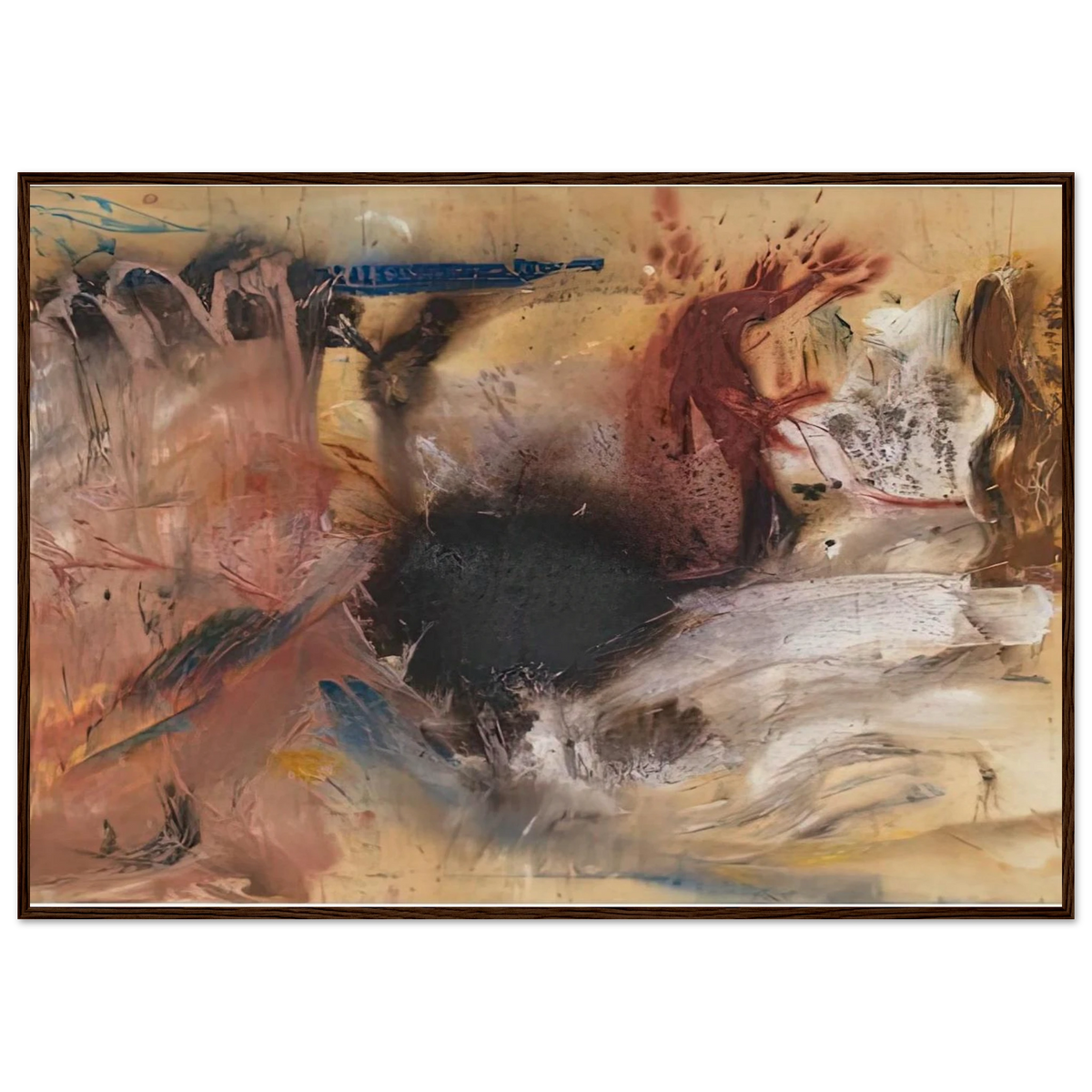 Sun Spot, 1954- Framed Poster | Helen Frankenthaler Framed Prints Wall Art | Frankenthaler Helen