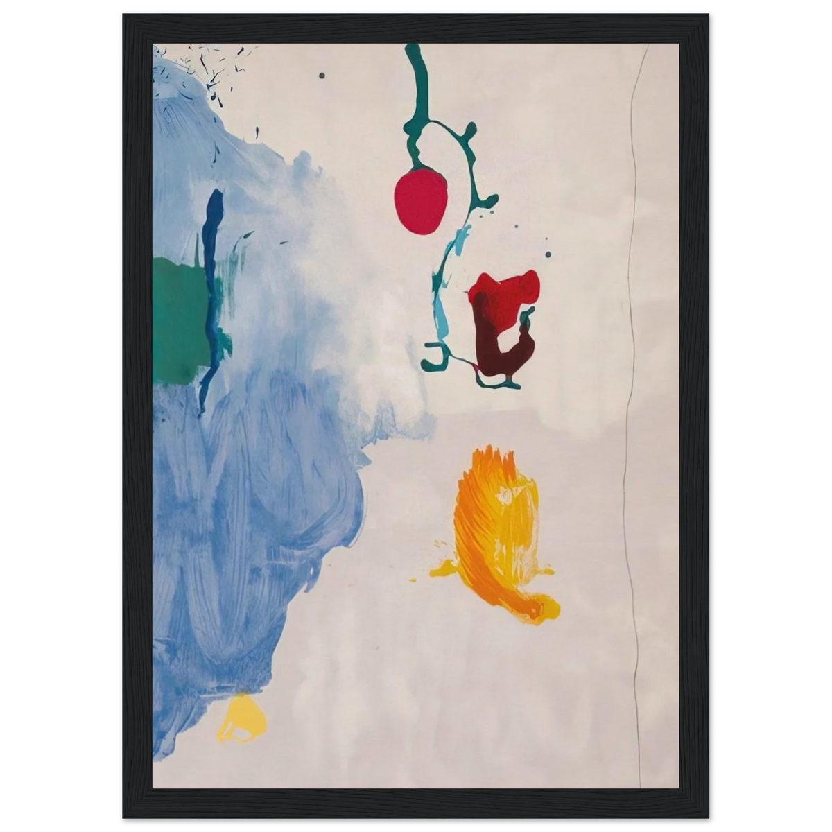 Eve - 1995 Framed Poster | Helen Frankenthaler Framed Prints Wall Art | Frankenthaler Helen