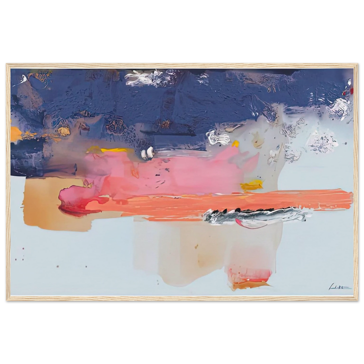 Western Roadmap, 1991- Framed Poster | Helen Frankenthaler Framed Prints Wall Art | Frankenthaler Helen