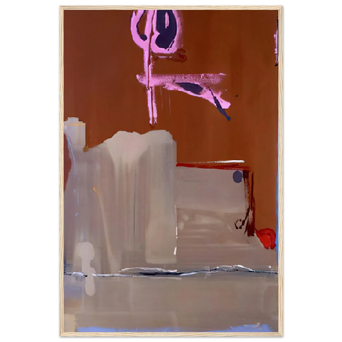 Captain s Watch - 1986 Framed Poster | Helen Frankenthaler Framed Prints Wall Art | Frankenthaler Helen