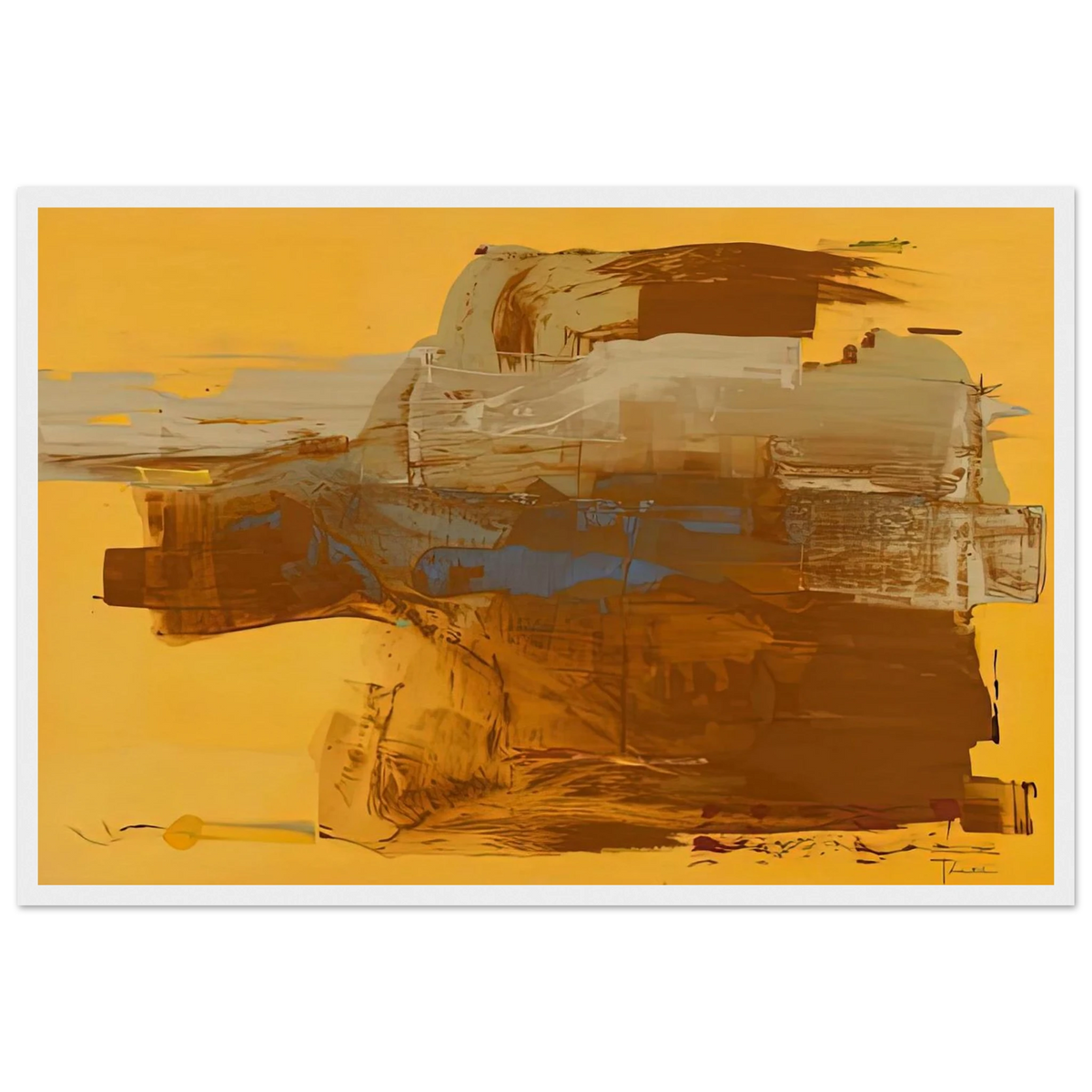 Mineral Kingdom, 1976- Framed Poster | Helen Frankenthaler Framed Prints Wall Art | Frankenthaler Helen