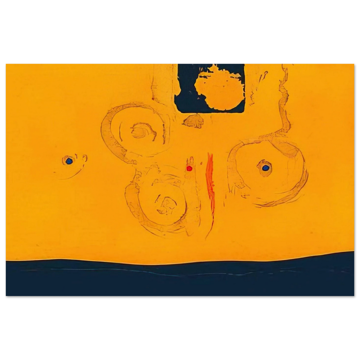 Plaza Real - 1988 Poster | Helen Frankenthaler Poster | Frankenthaler Helen
