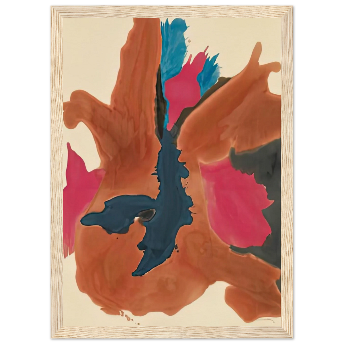 Pink Lady, 1963- Framed Poster | Helen Frankenthaler Framed Prints Wall Art | Frankenthaler Helen