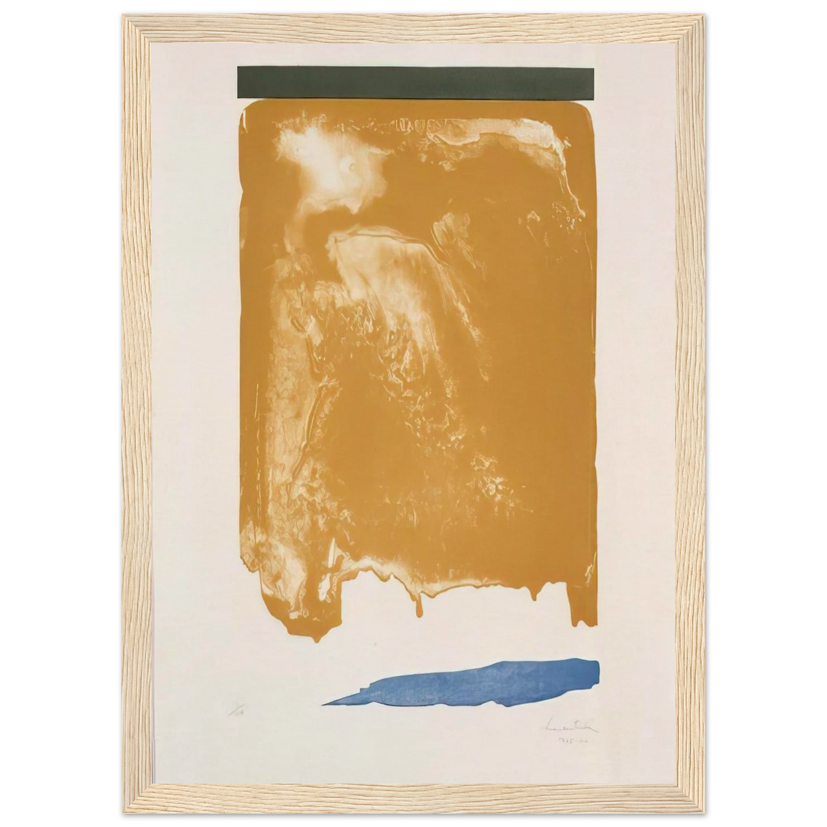 Persian Garden - 1966 Framed Poster | Helen Frankenthaler Framed Prints Wall Art | Frankenthaler Helen