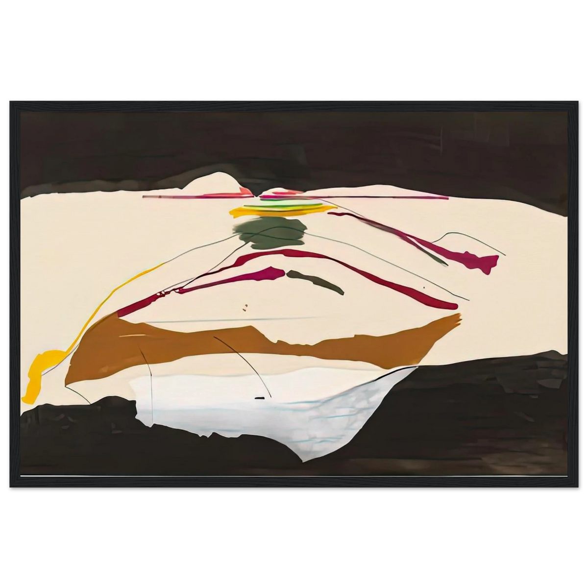 New Paths, 1973- Framed Poster | Helen Frankenthaler Framed Prints Wall Art | Frankenthaler Helen