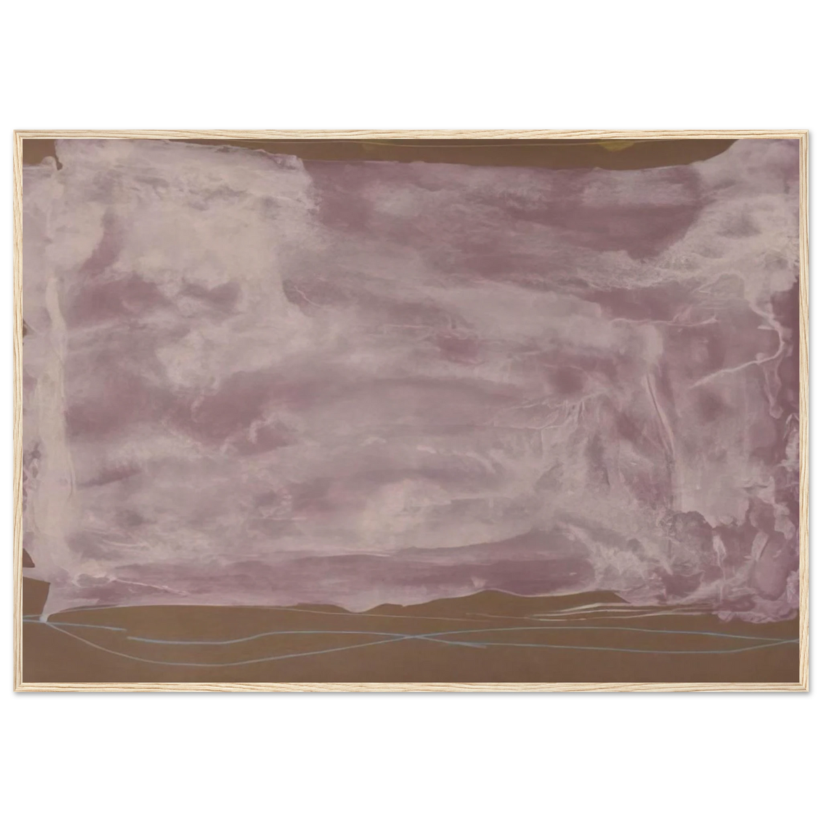 Soho Dreams - 1987 Framed Poster | Helen Frankenthaler Framed Prints Wall Art | Frankenthaler Helen