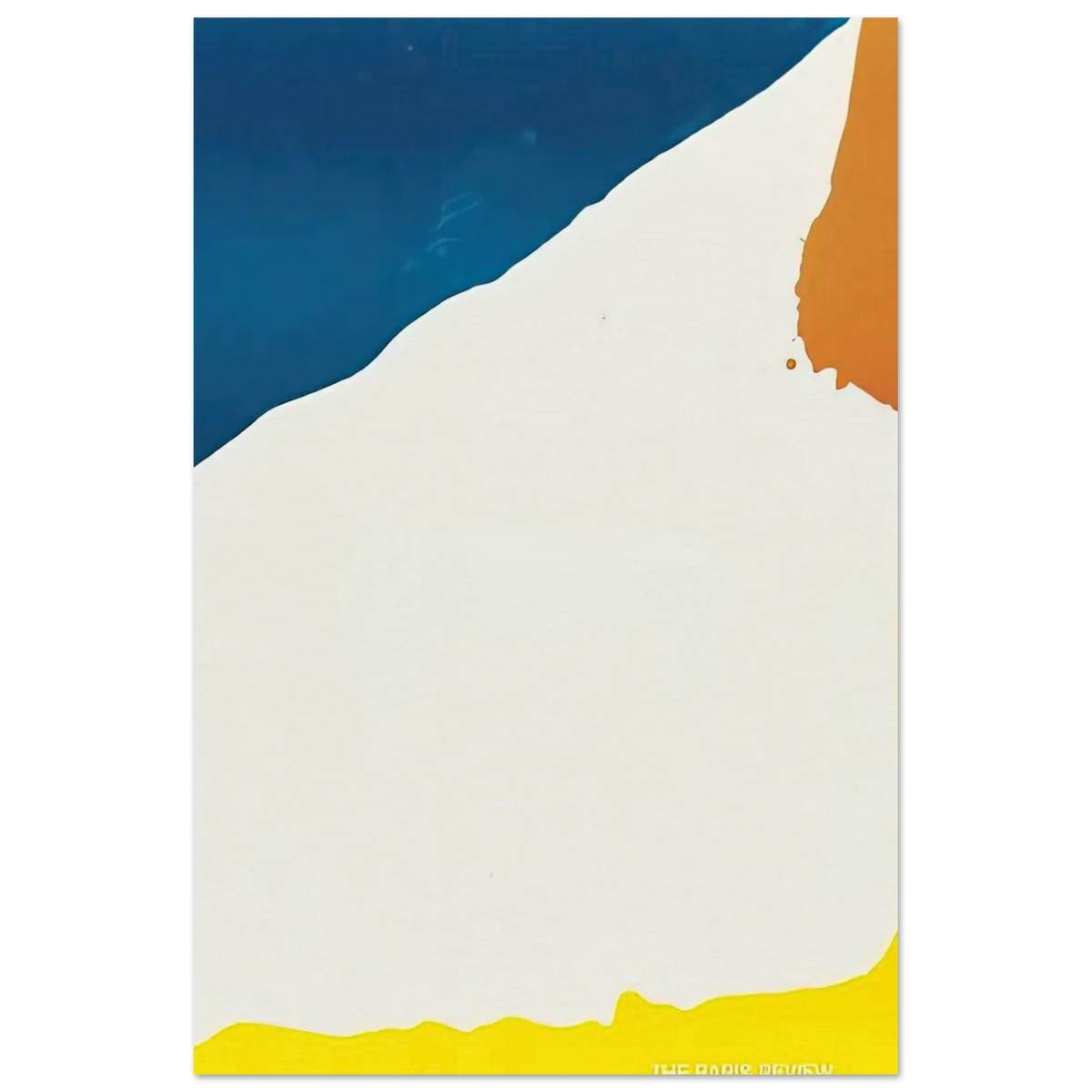 Paris Review - 1966 Poster | Helen Frankenthaler Poster | Frankenthaler Helen