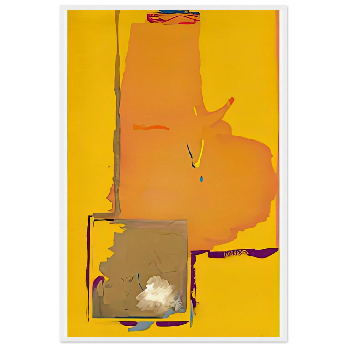 Mardi Gras, 1987- Framed Poster | Helen Frankenthaler Framed Prints Wall Art | Frankenthaler Helen