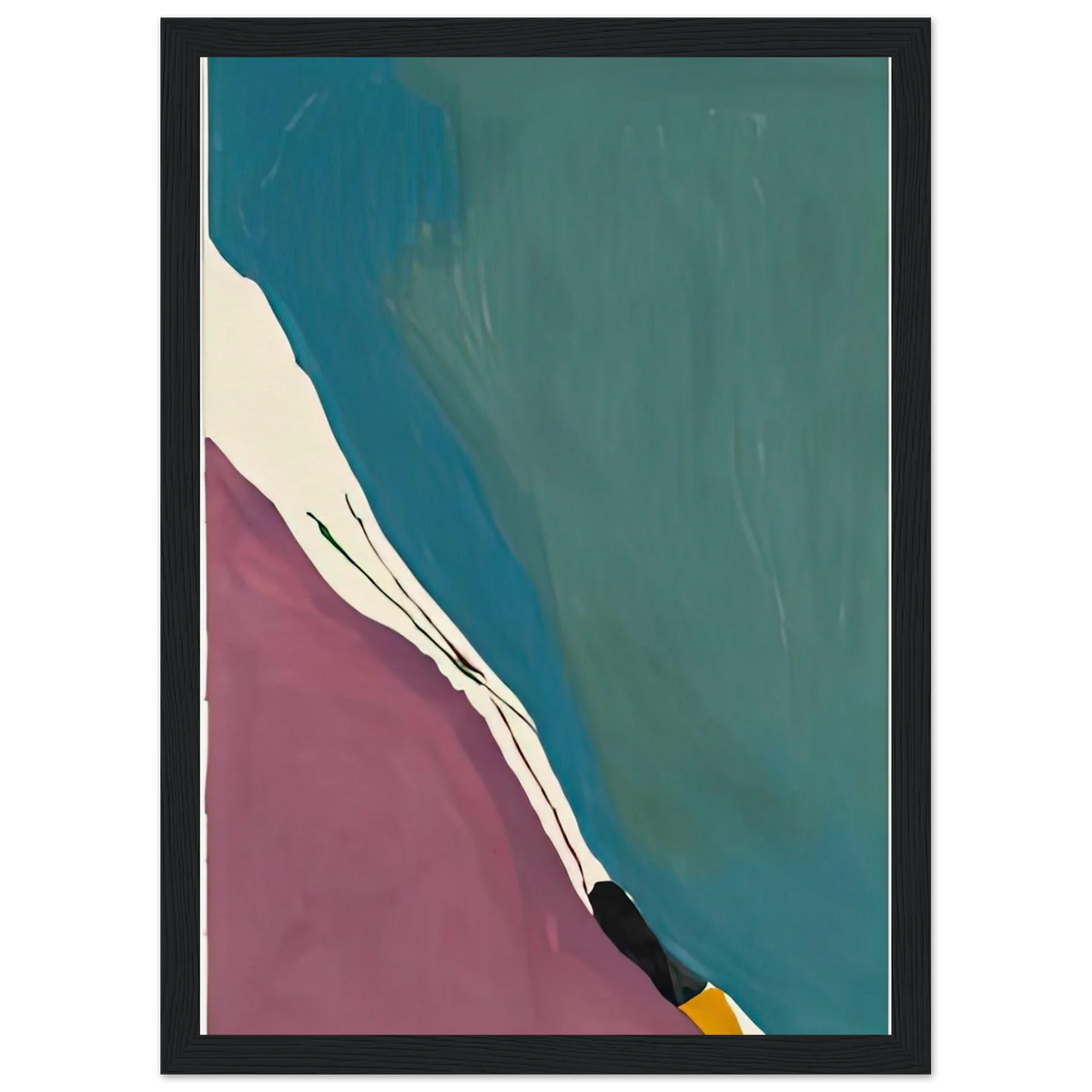 Red Travels, 1971- Framed Poster | Helen Frankenthaler Framed Prints Wall Art | Frankenthaler Helen