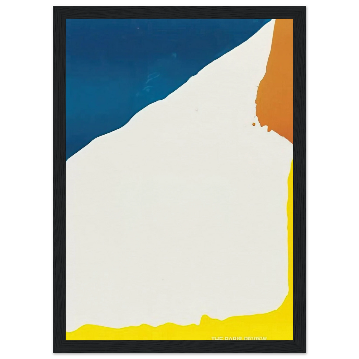 Paris Review - 1966 Framed Poster | Helen Frankenthaler Framed Prints Wall Art | Frankenthaler Helen