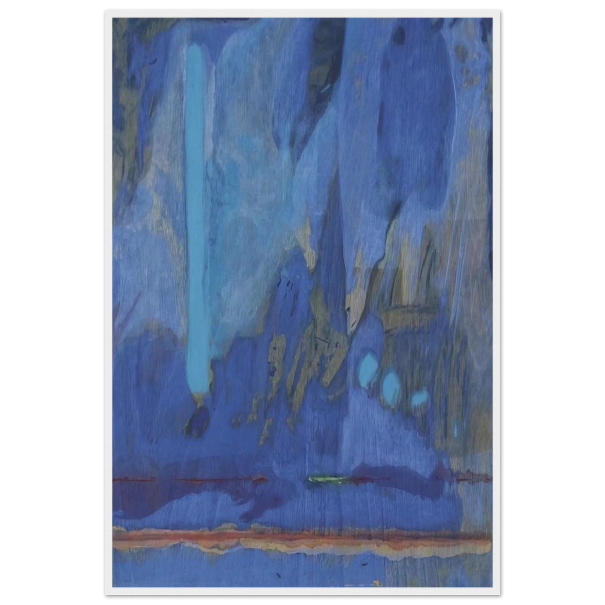 Tales of Genji III - 1998 Framed Poster | Helen Frankenthaler Framed Prints Wall Art | Frankenthaler Helen