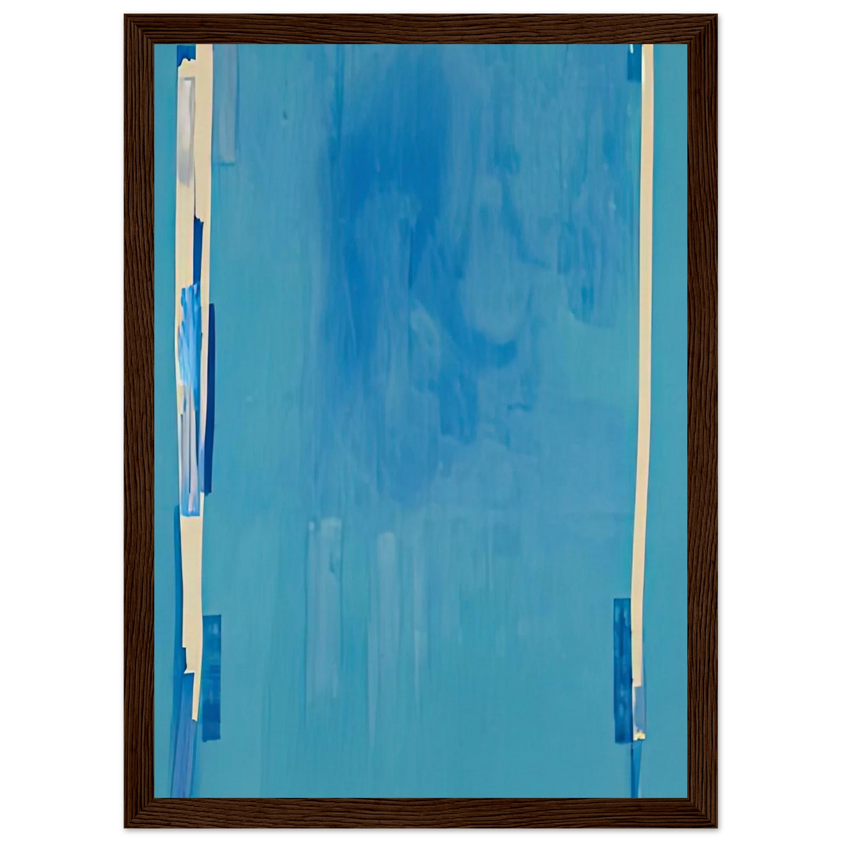 Blue Bellows, 1976- Framed Poster | Helen Frankenthaler Framed Prints Wall Art | Frankenthaler Helen