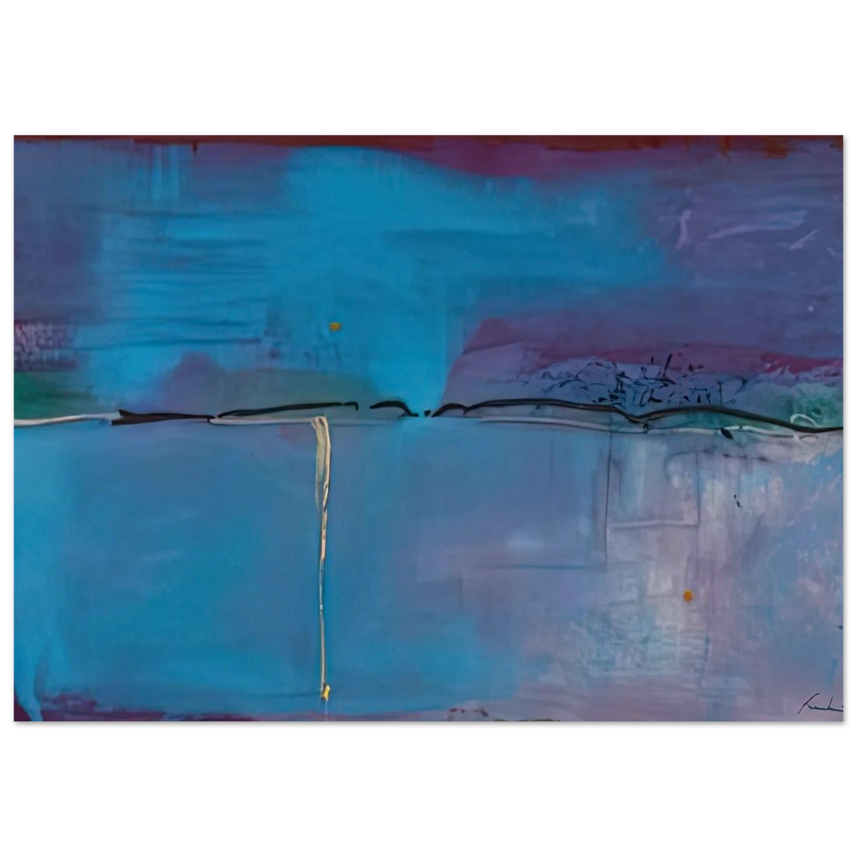 Zone Blue, 1994- Poster | Helen Frankenthaler Poster | Frankenthaler Helen