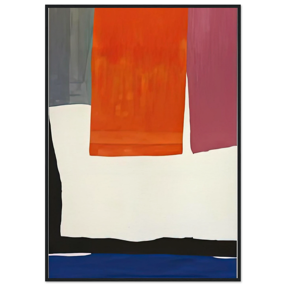 The Human Edge, 1967- Framed Poster | Helen Frankenthaler Framed Prints Wall Art | Frankenthaler Helen