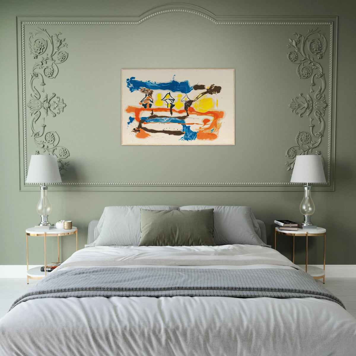 Fable, 1961- Framed Poster | Helen Frankenthaler Framed Prints Wall Art | Frankenthaler Helen