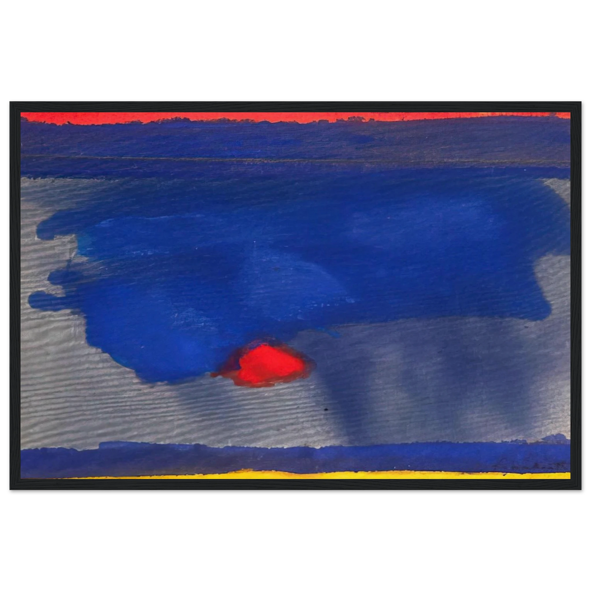 Provincetown - 1964 Framed Poster | Helen Frankenthaler Framed Prints Wall Art | Frankenthaler Helen