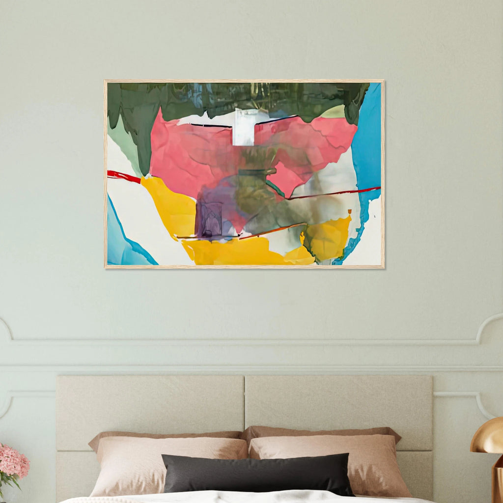 Off White Square, 1973- Framed Poster | Helen Frankenthaler Framed Prints Wall Art | Frankenthaler Helen