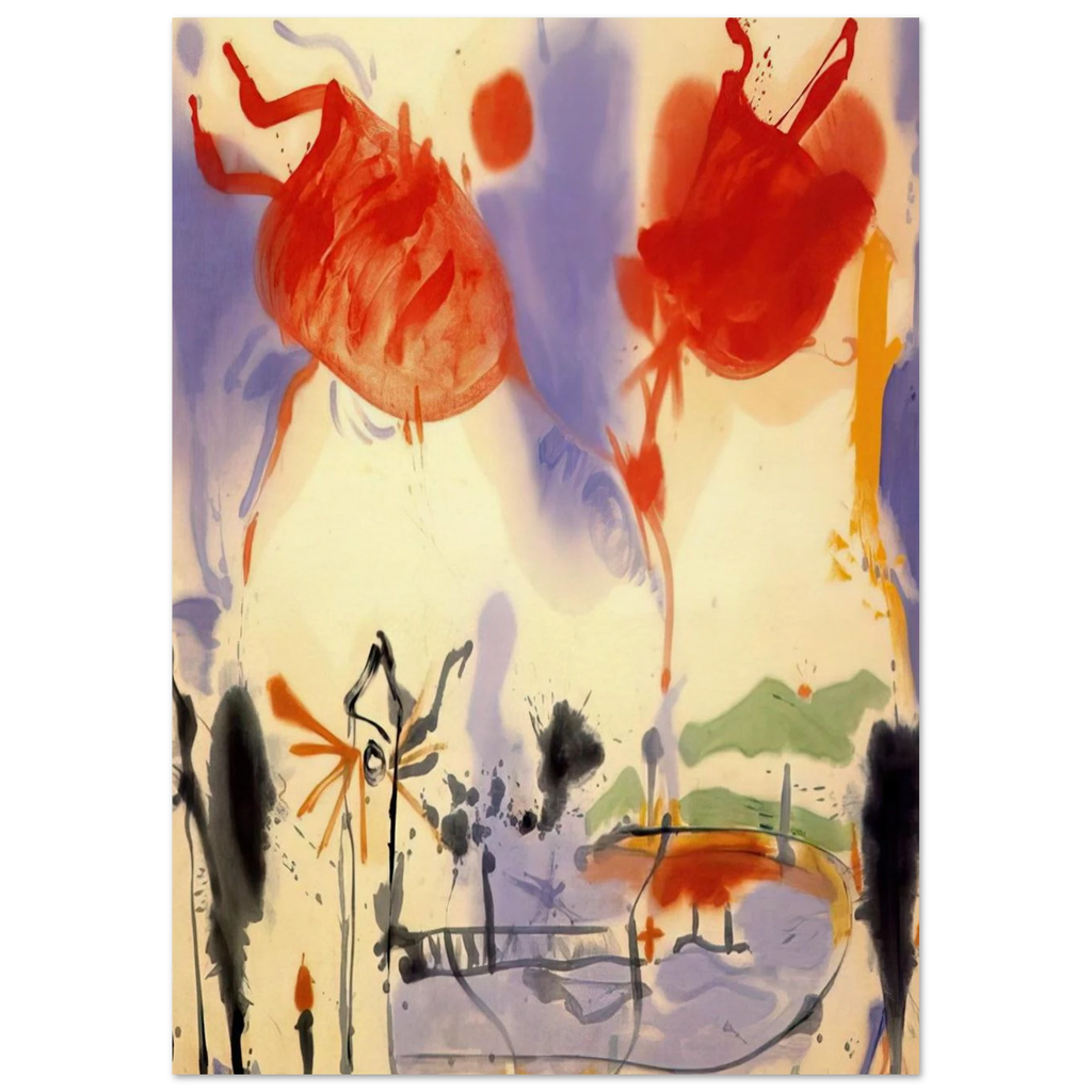Round Trip - 1957 Poster | Helen Frankenthaler Poster | Frankenthaler Helen